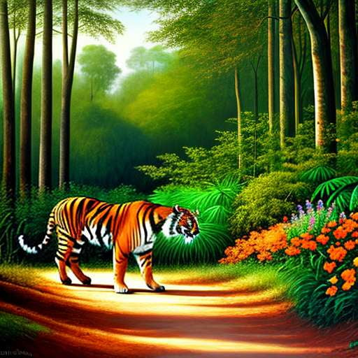 Tiger Family Midjourney Image Prompt for Custom Art Creation - Socialdraft