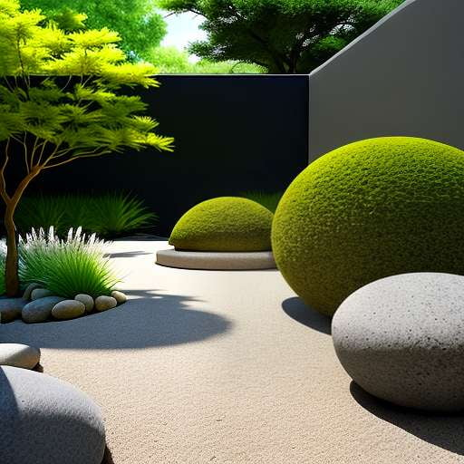 Circular Zen Garden Midjourney Prompt - Create Your Own Perfect Zen Space - Socialdraft