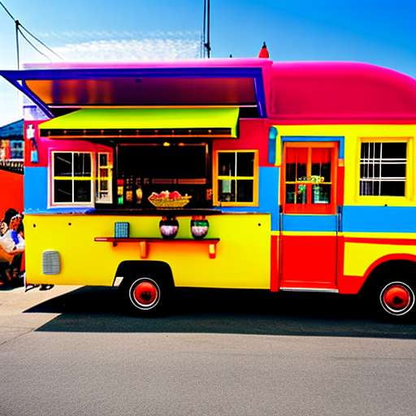 Peruvian Food Truck Portrait Midjourney Prompt - Socialdraft