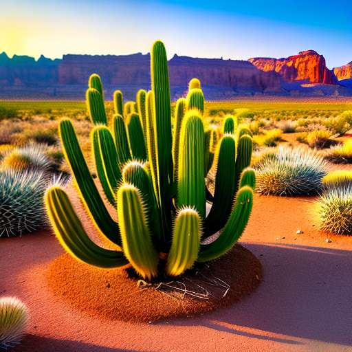Midjourney Cactus Desert Scene Prompt: Unique Customizable Text-to-Image Creation - Socialdraft