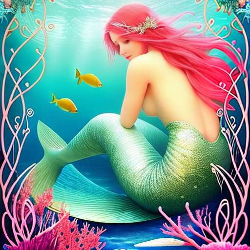 Mermaid Lagoon Midjourney Prompt for Beautiful Underwater Art - Socialdraft