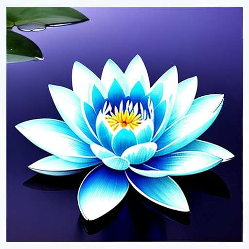 Blue Lotus Midjourney Stationery: Custom Text-to-Image Prompts - Socialdraft