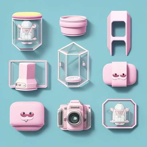 Isometric Cute Objects: Customizable Midjourney Prompts - Socialdraft