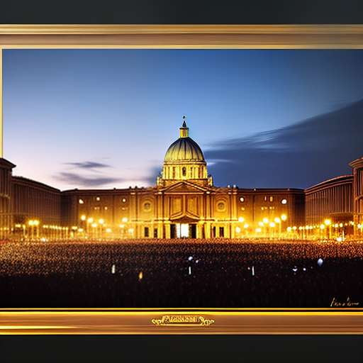 Saint Peter's Square Midjourney Image Prompt for Custom Art Creation - Socialdraft
