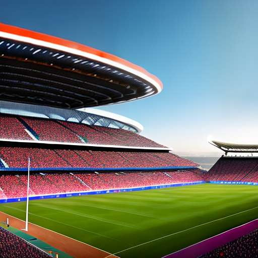 Solar-Powered City Stadium Midjourney Prompt - Create Your Own Futuristic Arena - Socialdraft