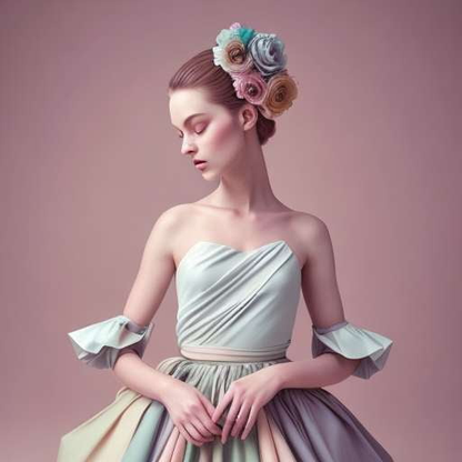 Pastel Fashion Photography Midjourney Prompt - Socialdraft