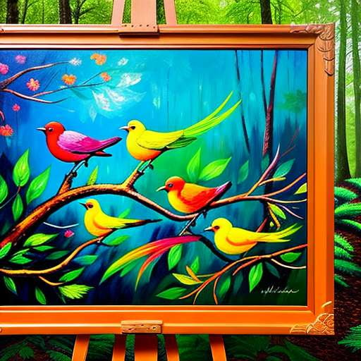 Forest Birds Midjourney Prompt: Create Your Own Nature-Inspired Art - Socialdraft