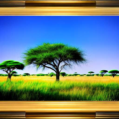 African Imaginary Midjourney Illustrations - Explore the Plains with Art - Socialdraft