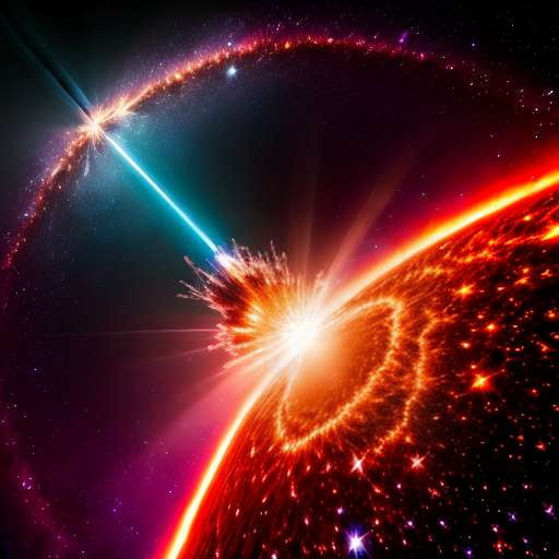 "Supernova Clash"- Customizable Midjourney Prompt for Stunning Sci-Fi Art - Socialdraft