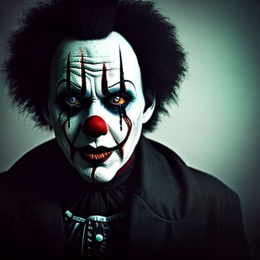 Scary Clown Midjourney Prompt for Horror Movie Design - Socialdraft