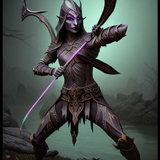 Midjourney Prompts for Dunmer Dark Elves Skyrim-style Artwork - Socialdraft