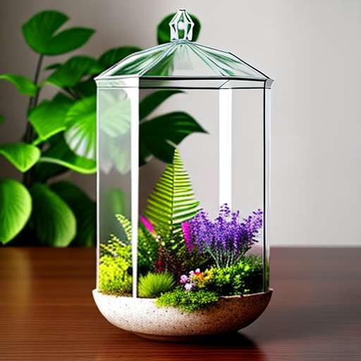 Bohemian Fern Terrarium Midjourney Creation – Text-to-Image Prompt - Socialdraft