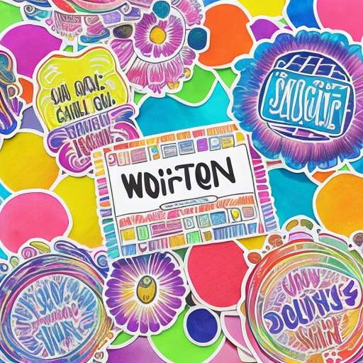 Customizable Write-on Sticker Collection for Endless Creative Possibilities - Socialdraft