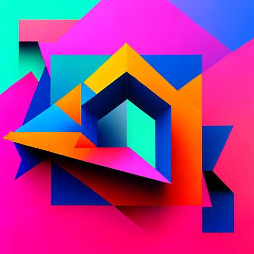 Geometric Midjourney Image Generator for Custom Abstract Art - Socialdraft