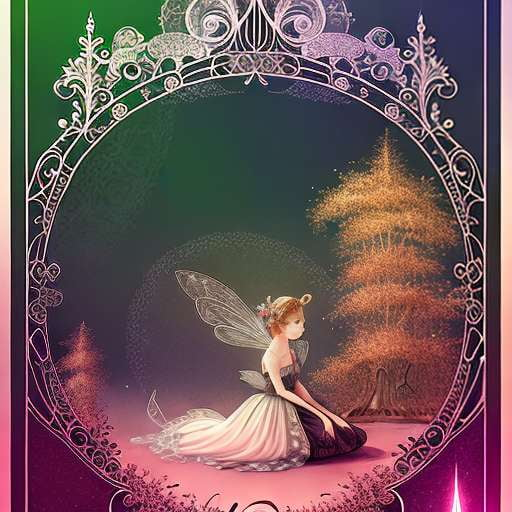 Magical Fairy Children's Book Cover Midjourney Prompt - Socialdraft