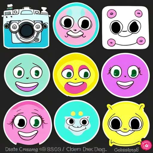 Midjourney Stickers for Girls and Boys - Unique Text-to-Image Prompts - Socialdraft