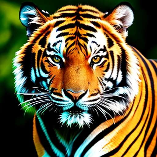 "Create Your Own Malayan Tiger Artwork: Midjourney Prompt" - Socialdraft