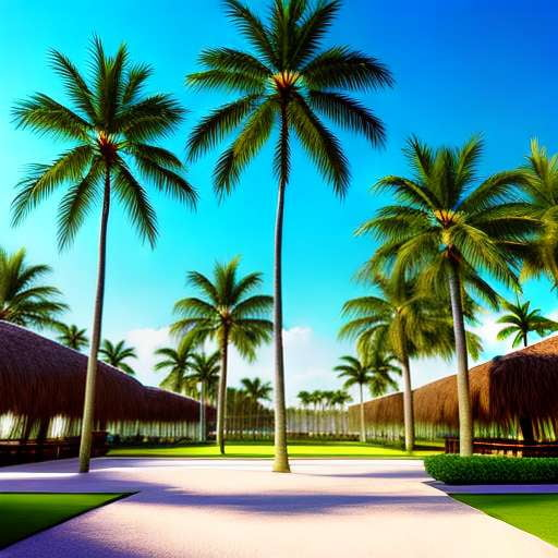 Palm Trees Midjourney Prompt - Tropical Image Generator - Socialdraft