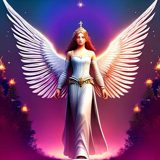 Heavenly Seraphim Midjourney Prompt - Customizable Angelic Creation - Socialdraft