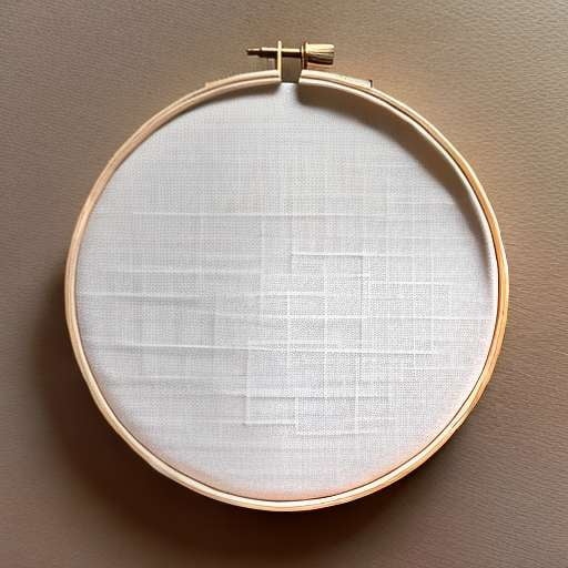 "Custom Minimalist Embroidery Hoop Wall Art Midjourney Prompts" - Socialdraft