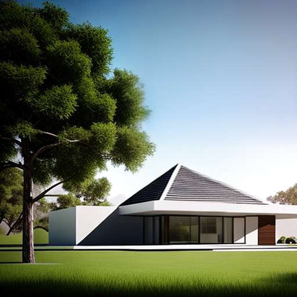 Midjourney 3D Pyramid House Prompt - Customizable Building Design - Socialdraft