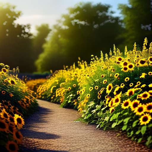 Sunflower Sun Rays Midjourney Image Prompt - Socialdraft