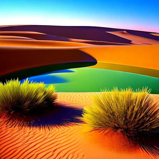 Desert Oasis Midjourney Prompts: Create your own unique oasis masterpiece - Socialdraft