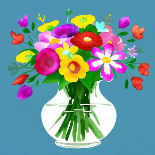 Floral Vector Art Midjourney Prompt for Custom Creation - Socialdraft