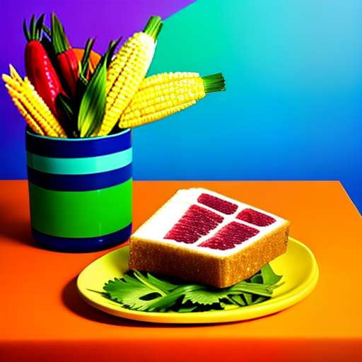 Caesar Salad with Grilled Corn Midjourney Image Prompt - Socialdraft
