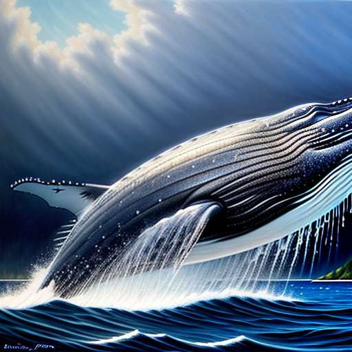 Realistic Whale Portrait Midjourney Prompt - Customizable Text-to-Image Creation - Socialdraft