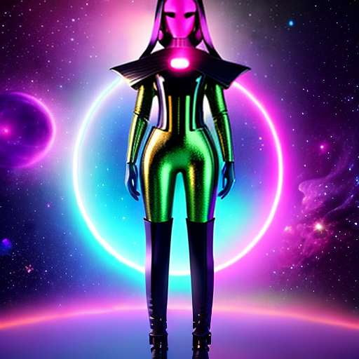 Cosmic Galaxy Space Babe Outfit Midjourney Prompt - Socialdraft
