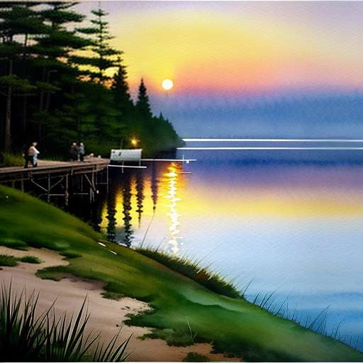 Fishing Rod Midjourney: Create Your Own Custom Fisherman's Dream Painting - Socialdraft