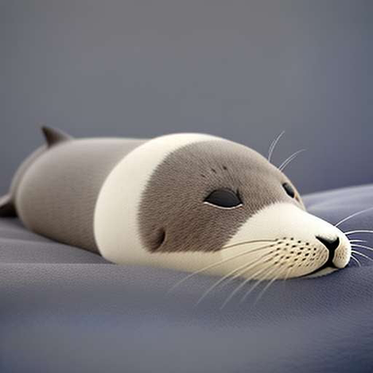 Snuggly Seal Sleeping Midjourney Prompt: Create Your Custom Cozy Masterpiece - Socialdraft