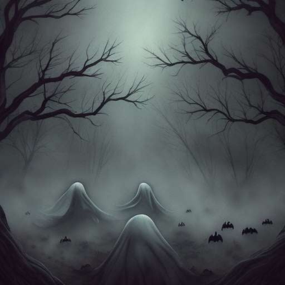 Midjourney Spooky Ghost Wallpapers - Get custom prompts to create unique designs - Socialdraft