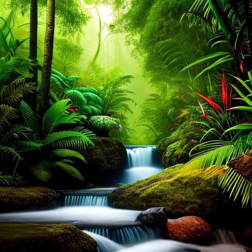 Tropical Rainforest Midjourney Image Prompts - Jungle Dreams - Socialdraft
