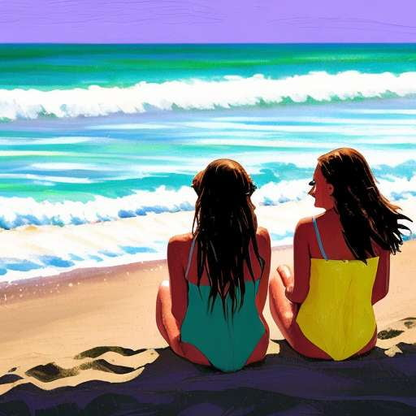 Beach Beauties Midjourney Prompts - Create Your Own Oceanic Masterpieces! - Socialdraft