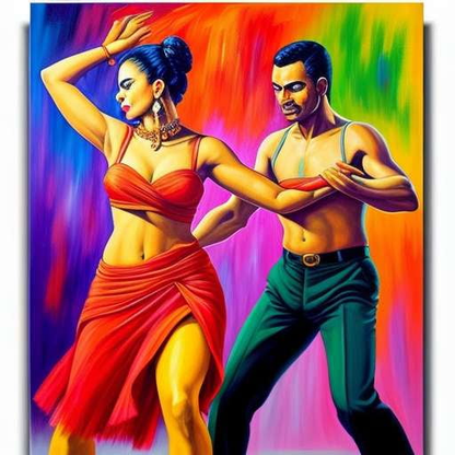 Sensational Salsa Dance Paintings with Midjourney Prompts - Socialdraft