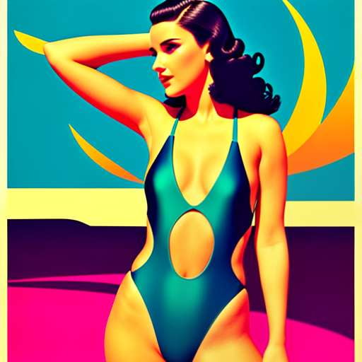 "Vintage Inspired Swimsuit" Midjourney Prompt for Custom Creation - Socialdraft