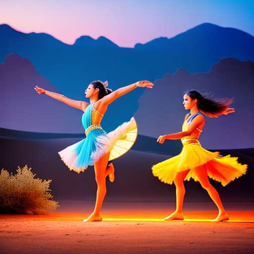 Arabian Nights Dance Image Prompt - Midjourney Inspired - Socialdraft