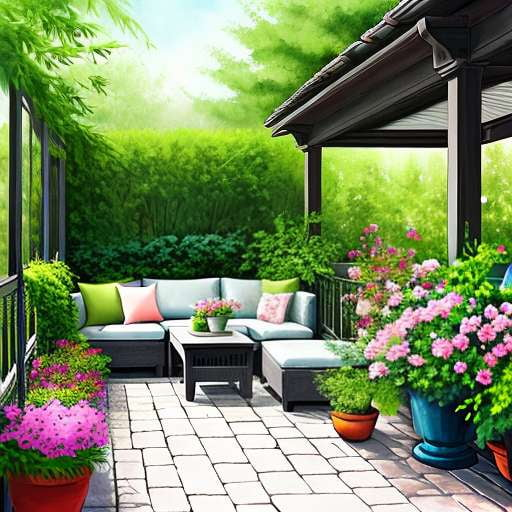 Balcony Garden Midjourney Prompt - Create Your Own Dream Urban Oasis - Socialdraft