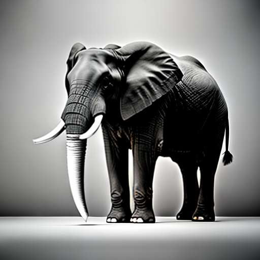Minimalist Elephant Midjourney Prompt: Customizable Text-to-Image Creation - Socialdraft
