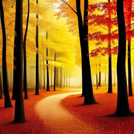 "Customizable Autumn Maple Arch Midjourney Prompt" - Socialdraft