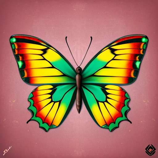 Midjourney Two Toned Butterfly Art Prompt for Custom Creations - Socialdraft