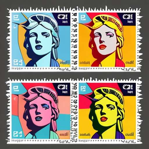 Customizable Midjourney Prompt - Themed Postage Stamps - Socialdraft