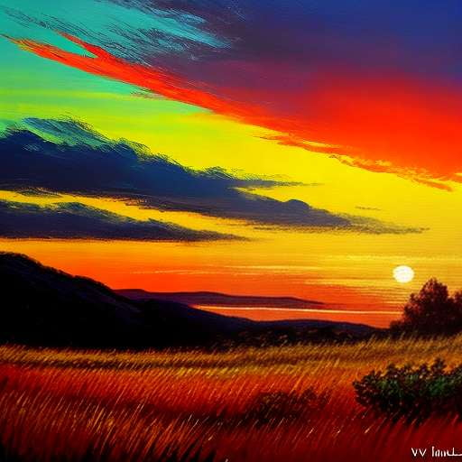 "Sunset Landscape: Customizable Midjourney Prompt for Stunning Image Generation" - Socialdraft