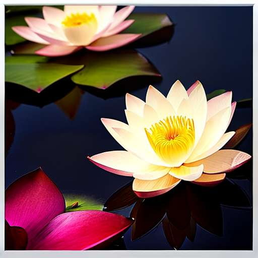 Lotus Flower Midjourney Image Prompt for Custom Creations - Socialdraft
