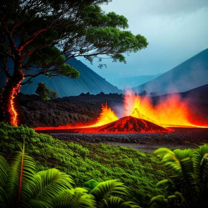 Volcano Expedition Midjourney Prompt - Customizable Text-to-Image Art Prompt for Adventure and Nature Lovers - Socialdraft