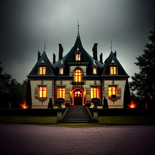 Eerie Chateau Midjourney Prompt: Create Your Own Spooky Mansion - Socialdraft