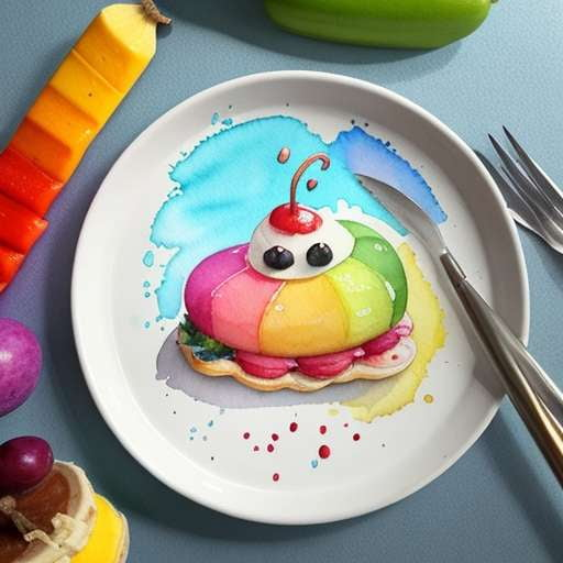 "Whimsical Watercolor Food Prompts for Creative Expression" - Socialdraft