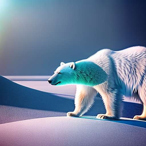 Frozen Tundra Hologram Midjourney Prompt - Create a Stunning Winter Wonderland - Socialdraft